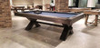 Plank & Hide Co VOX 8' Pool Table w/Premium Billiard Accessories | FREE Installation Slate Pool Table – 3/4 perspective view