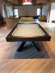 Plank & Hide Co Plank & Hide Felix 8' Slate Pool Table | White Glove Installation USA Slate Pool Table – 3/4 perspective view Plank & Hide Co Plank & Hide Felix 8' Slate Pool Table | White Glove Installation USA Slate Pool Table – 3/4 perspective view