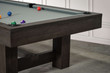 Nixon Billiards Rocky Slate Pool Table in Charcoal  w/Premium Billiard Accessories Slate Pool Table – view 9