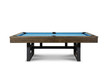 Nixon Billiards Mckay Slate Pool Table  w/Premium Accessories | Brownwash Finish Slate Pool Table – view 2