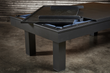 Doc & Holliday Billiards Zurich Slate Pool Table w/ Dining Top Option Slate Pool Table – 3/4 perspective view