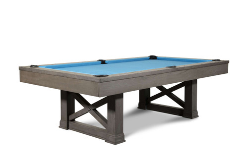 Nixon Billiards Nora Slate Pool Table w/Dining Top Option in Charcoal |FREE Shipping* Slate Pool Table – overhead top view