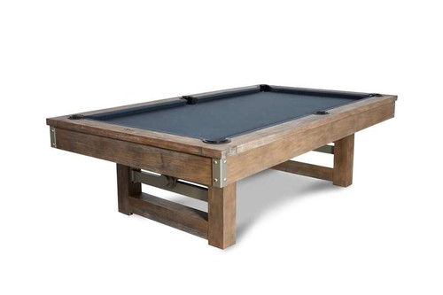 Nixon Billiards Bryant Slate Pool Table | Weathered Natural Finish Slate Pool Table – view 1