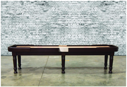 Venture Shuffleboard Bennet Shuffleboard Table | Free Shipping Included Shuffleboard Table – 3/4 perspective view
