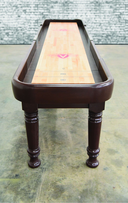 Venture Shuffleboard Bennet Shuffleboard Table | Free Shipping Included Shuffleboard Table – 3/4 perspective view
