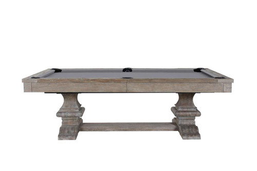 Plank & Hide Co Beaumont Slate Pool Table | White Glove Installation USA Slate Pool Table – 3/4 perspective view