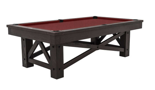 Plank & Hide Co Plank & Hide McCormick 8' Pool Table w/FREE Installation USA Slate Pool Table – view 1