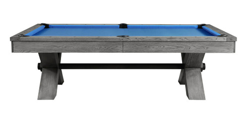 Plank & Hide Co Voxwood Pool Table w/Premium Billiard Accessories | Installation Slate Pool Table – view 1