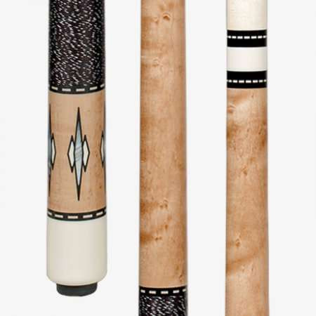 Pechauer Cues JP02-Q Pechauer Pool Cue Pool Cue – 3/4 perspective view