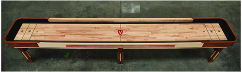 Venture Shuffleboard Grand Deluxe Sport Shuffleboard | Free Shipping Included Shuffleboard Table – 3/4 perspective view