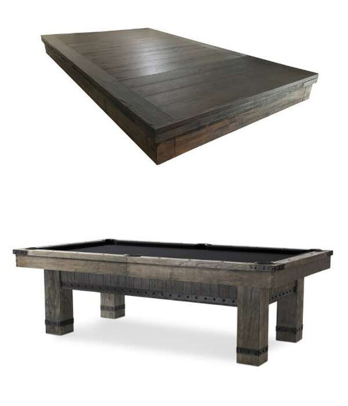Plank & Hide Co Morse 8' Slate Pool Table | FREE Installation USA Slate Pool Table – 3/4 perspective view