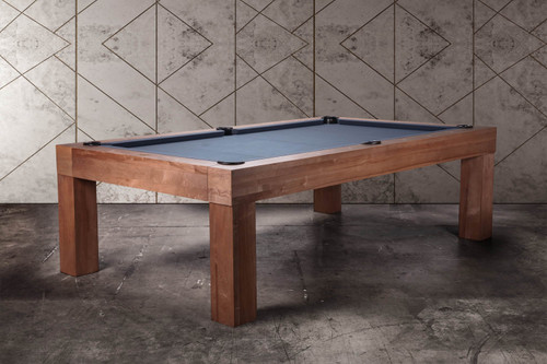 Alta slate pool table in Honey Ash by American Heritage Billiards, featuring a Parsons-style frame and clean modern design