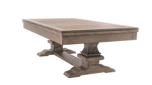 Plank & Hide Co Beaumont Pool Table with Dining Top Option | White Glove Delivery and Installation Included Slate Pool Table – 3/4 perspective view