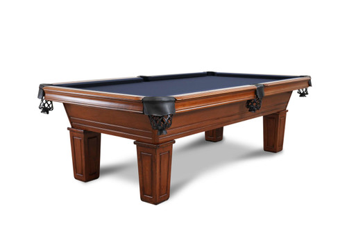 Miller 8' Slate Pool Table w/Premium Billiard Accessories Nixon Billiards