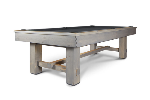 Doc & Holliday Billiards Churchill Pool Table  | Dining Top Option Slate Pool Table – 3/4 perspective view