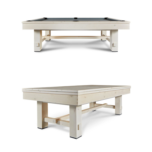 Doc & Holliday Billiards Churchill Slate Pool Table | Dining Top Option Slate Pool Table – overhead top view