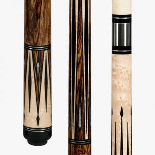 Pechauer Cues P14-K Pechauer Sneaky Pete Pool Cue – 3/4 perspective view