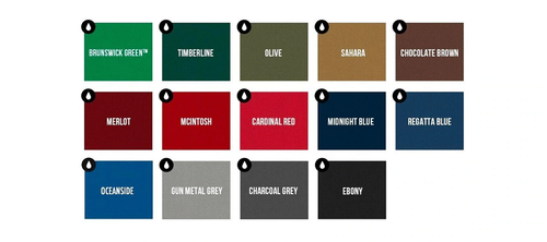 Brunswick Brunswick Centennial Stain-Resistant Cloth Slate Pool Table – 3/4 perspective view