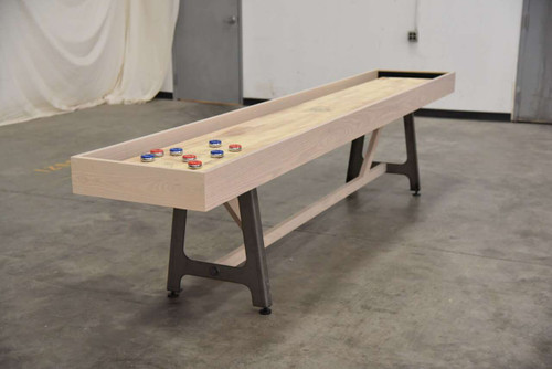 Venture Shuffleboard Astoria Sport Shuffleboard Table | Venture Shuffleboards Shuffleboard Table – 3/4 perspective view