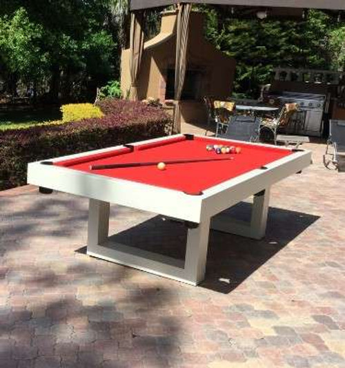 Pool Table Sale Murakami All Weather Outdoor Pool Table | Free Shipping USA Slate Pool Table – 3/4 perspective view