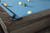 Nixon Billiards Nora Slate Pool Table w/Dining Top Option in Charcoal |FREE Shipping* Slate Pool Table – overhead top view