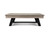 Nixon Billiards Hunter Slate Pool Table w/ Metal Legs | Antique Finish Slate Pool Table – 3/4 perspective view