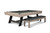 Nixon Billiards Hunter Slate Pool Table w/ Metal Legs | Antique Finish Slate Pool Table – 3/4 perspective view