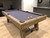 Plank & Hide Co Isaac 8' Slate Pool Table | FREE Installation USA Slate Pool Table – 3/4 perspective view