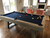 Plank & Hide Co Isaac 8' Slate Pool Table | FREE Installation USA Slate Pool Table – 3/4 perspective view