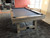 Plank & Hide Co Isaac 8' Slate Pool Table | FREE Installation USA Slate Pool Table – 3/4 perspective view
