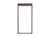Nixon Billiards Bryant Wall Cue Rack Cue Rack – 3/4 perspective view