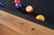 Doc & Holliday Billiards Parsons Pool Table in Rustic White Oak Slate Pool Table – 3/4 perspective view