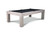 American Heritage Billiards Alta Slate Pool Table White Wash Finish Slate Pool Table – 3/4 perspective view