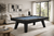 George slate billiard table crafted from solid ash wood in Black Ash