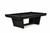 Doc & Holliday Billiards Kaci 8 ft black ash slate pool table modern pedestal base