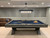 Plank & Hide Co Voxwood Pool Table w/Premium Billiard Accessories | Installation Slate Pool Table – 3/4 perspective view