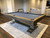 Plank & Hide Co Beaumont Pool Table with Dining Top Option | White Glove Delivery and Installation Included Slate Pool Table – overhead top view