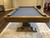 Plank & Hide Co Beaumont Pool Table with Dining Top Option | White Glove Delivery and Installation Included Slate Pool Table – overhead top view