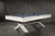 Nixon Billiards CrissyCross Slate Pool Table w/Dining Top Option in White Wash |FREE Shipping* Slate Pool Table – 3/4 perspective view