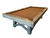 Pool Table Sale Powell 8' Pool Table w/ Premium Accessories Slate Pool Table – 3/4 perspective view