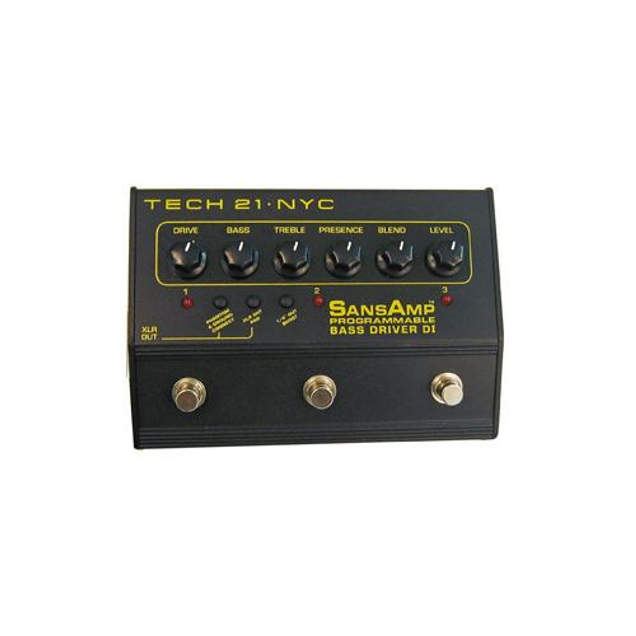 Tech 21 SansAmp Bass Driver DI Programmable Preamp for Bass Guitar