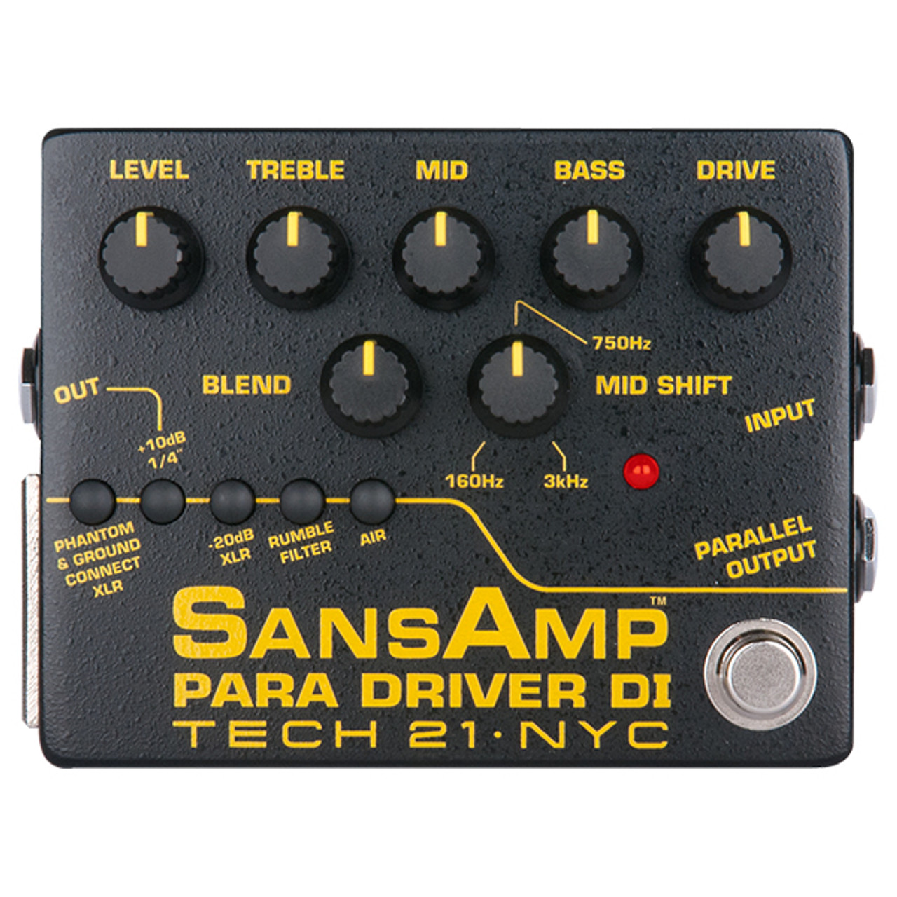 Tech 21 SansAmp Para Driver DI with Preamp and Parametric EQ