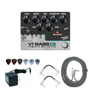 Tech 21 VT Bass DI Bass Guitar Tone Pedal/Direct Box - The Pro