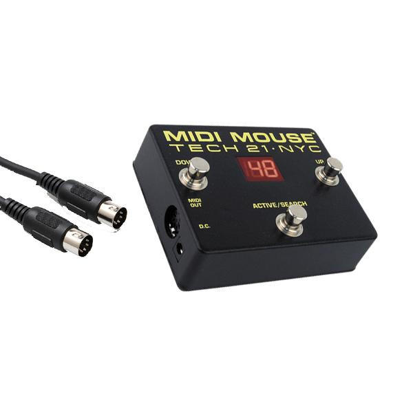 Tech 21 MIDI Mouse Battery Operable MIDI Guitar Footcontroller