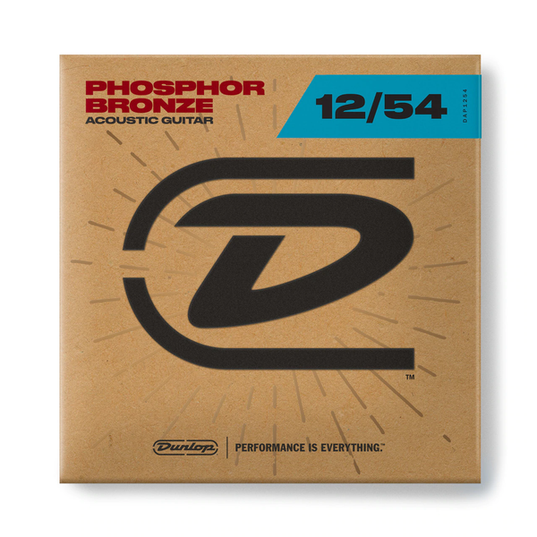 Dunlop DAP1254 Phosphorus Bronze Acoustic Guitar Strings Set 12-54