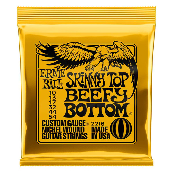 Ernie Ball Skinny Top Beefy Bottom Slinky Nickel Wound Electric Guitar Strings 10-54