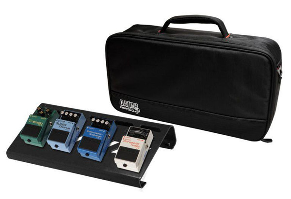 Gator Cases GPB-LAK-1 Small Alluminum Pedal Board w/Carry Bag - Black