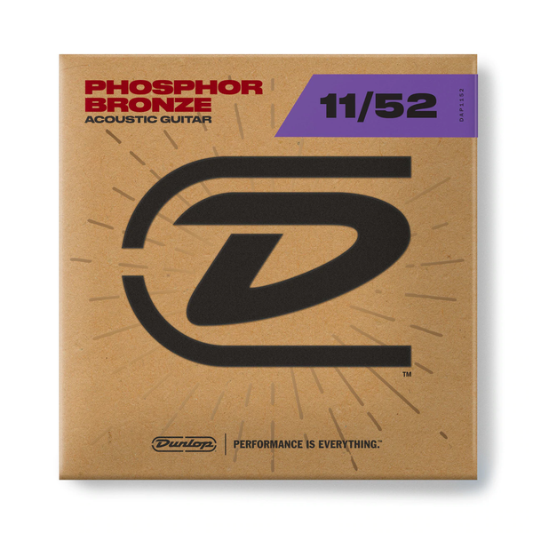 Dunlop DAP1152 Phosphorus Bronze Acoustic Guitar Strings Set 11-52