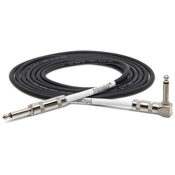 Hosa Instrument/Guitar Cable - Right Angle to Straight Plug - 5ft
