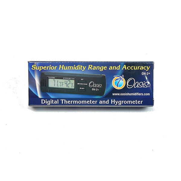 Oasis OH-2+ Digital Hygrometer/Thermometer for Guitars